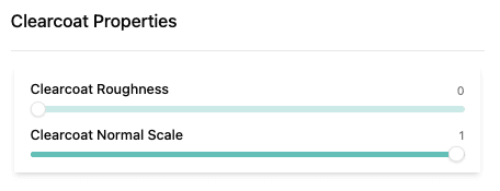 Clearcoat Properties