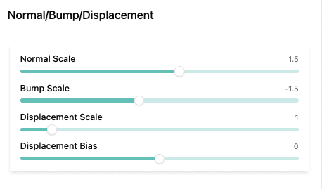 Normal, Bump & Displacement