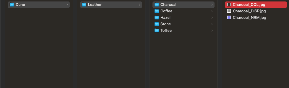 Seperate base map file structure